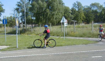 Soutěž mladých cyklistů na Dopravním hřišti Jilmová